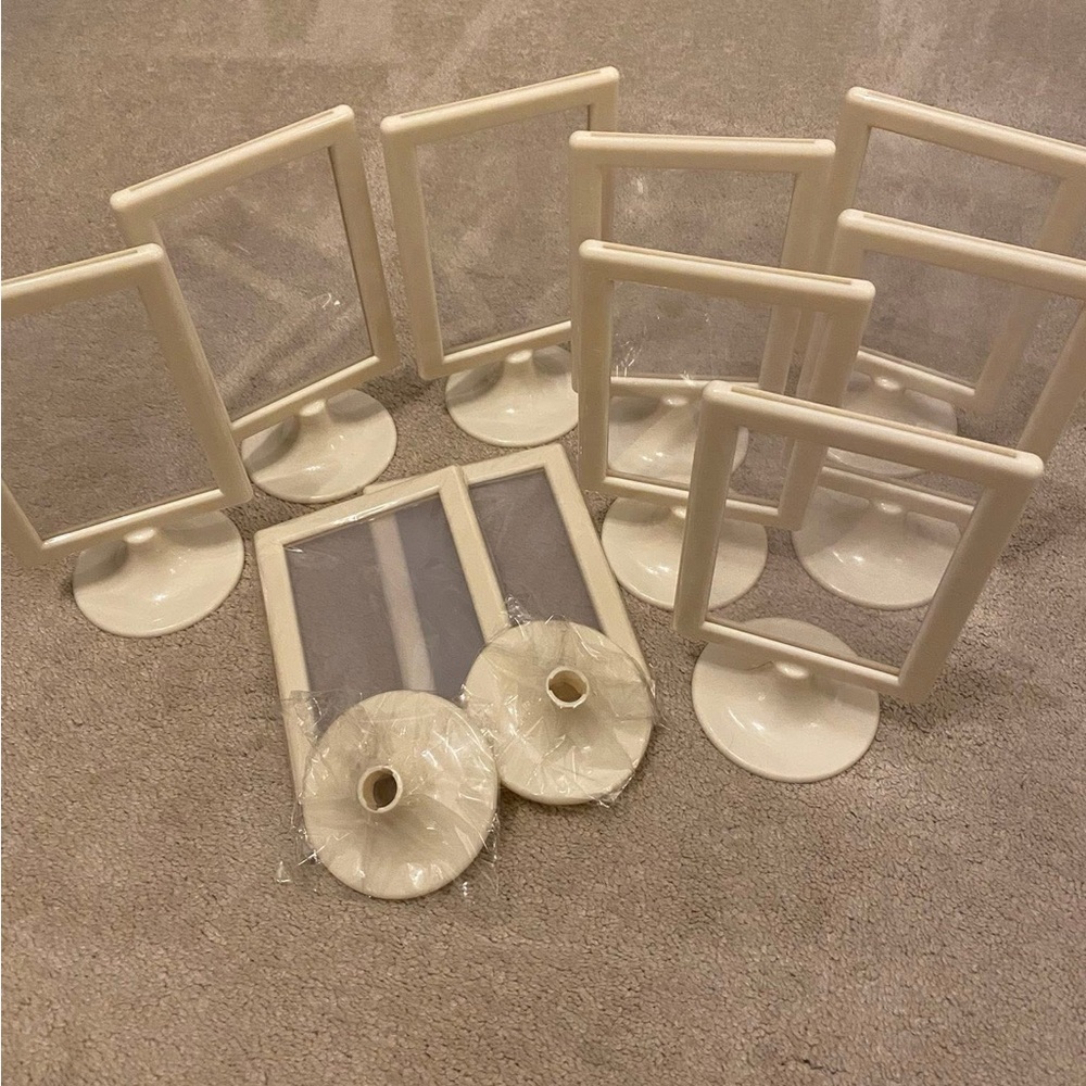 Elegant Cream Photo Frame Set